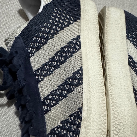 Adidas Gazelle Primeknit Sneaker-Mens 7.5-Blue/White-GUC - Picture 6 of 16